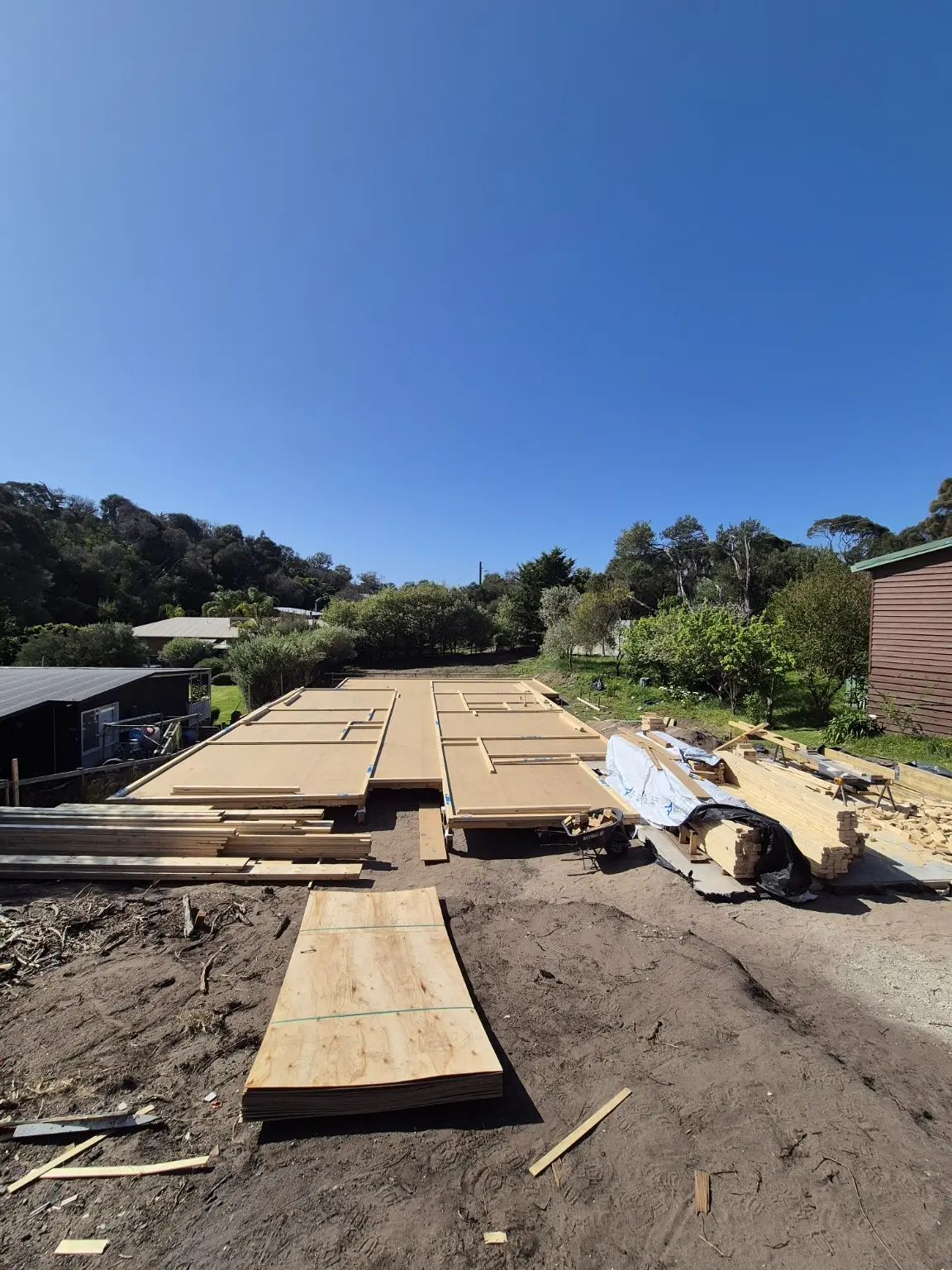 Framing & structures — Build Em Up project photograph