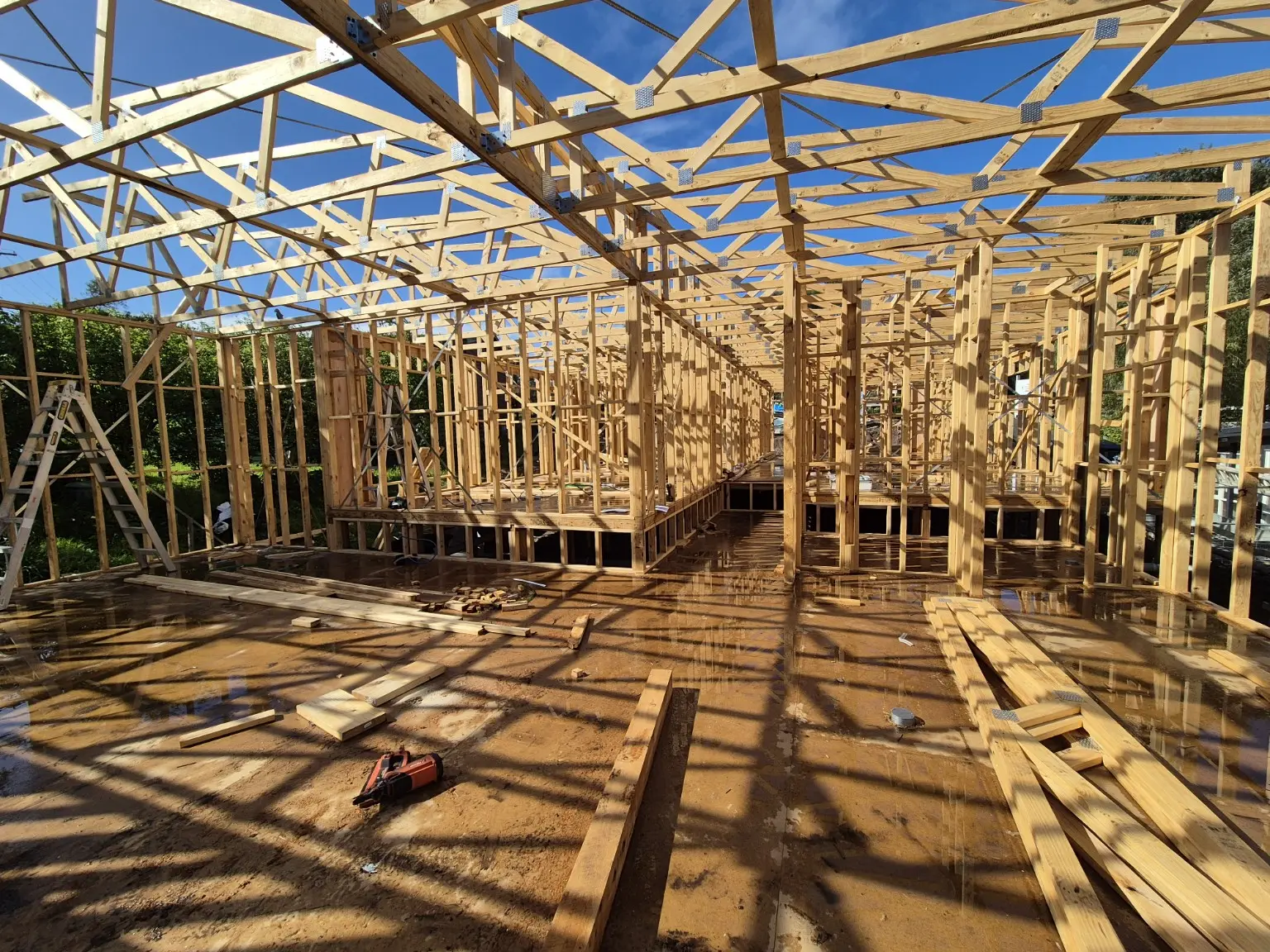 Framing & structures — Build Em Up project photograph
