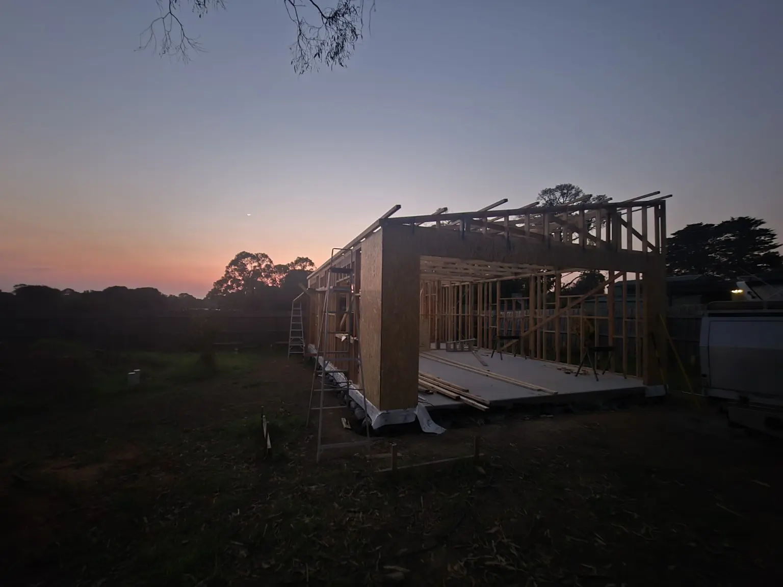 Framing & structures — Build Em Up project photograph